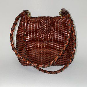 Talbots Brown Leather Shoulder Bag